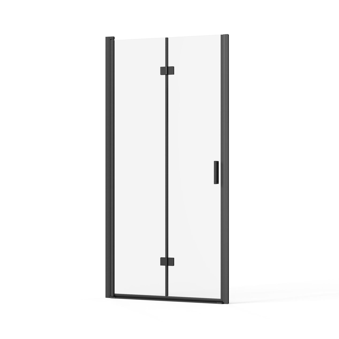 Bifold Frameless Shower Door With Tempered Clear Glass Daily Nest