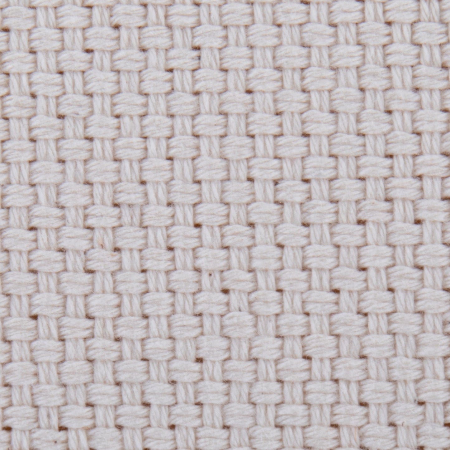 Large Round Pouf - Knitted Beige Lumi Source