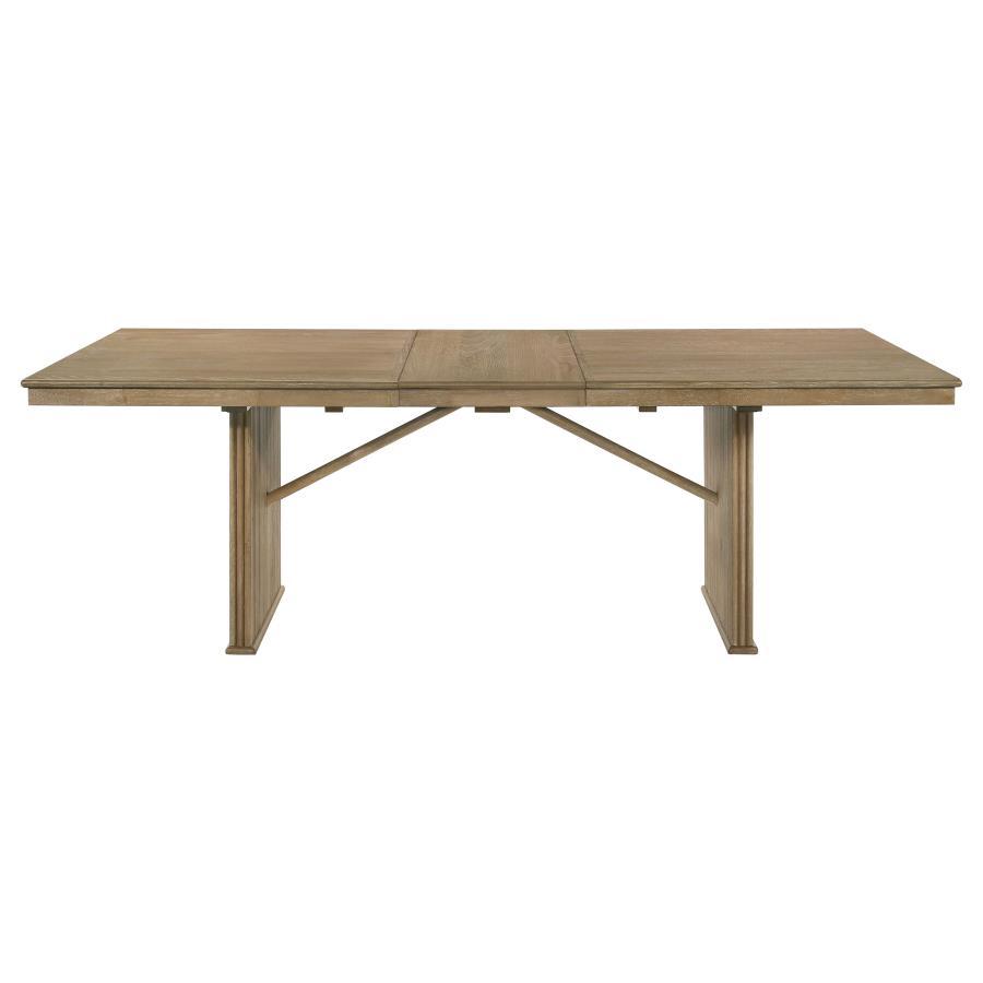 Adina - Extension Dining Table - Distressed Light Brown Coaster Fine Furniture