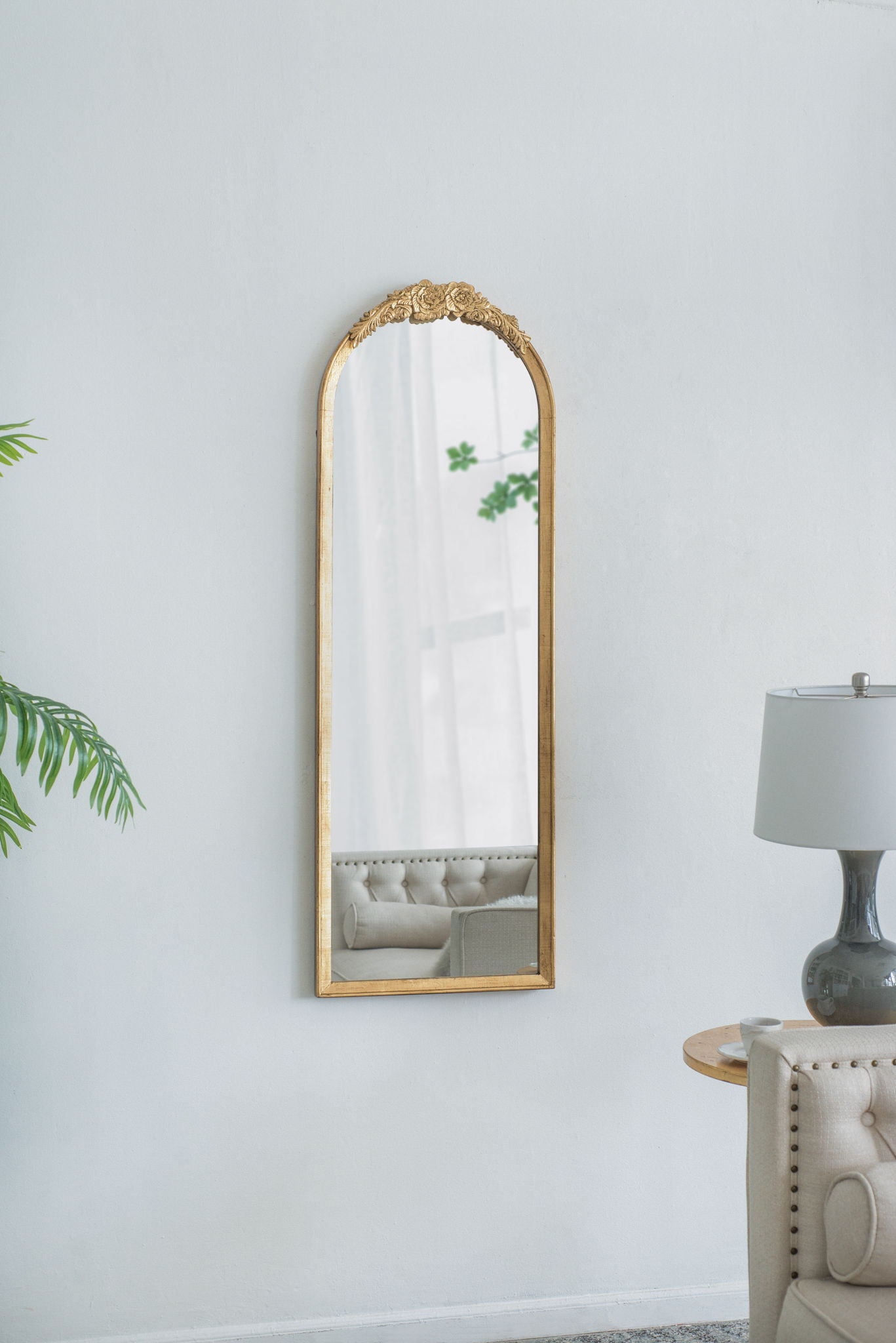Wood Floor Mirror, Full Body Mirror Dressing Make Up Mirror For Bathroom Daily Nest