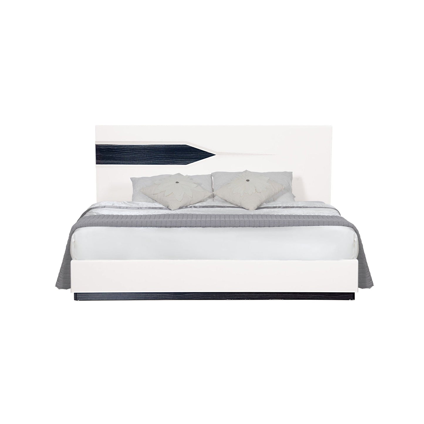 Vios - 5 Piece Bedroom Set With Zebrano Accent Design Global Furniture USA