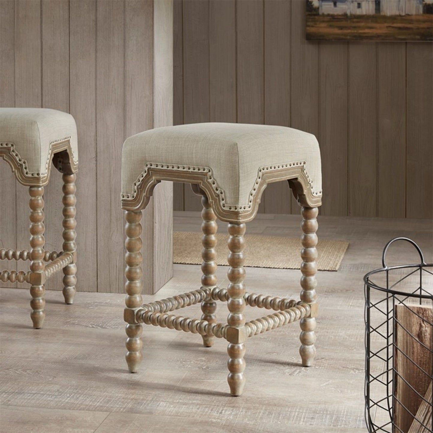 Christine - Counter Stool - Light Gray JLA