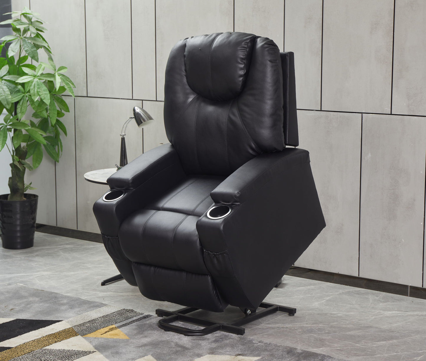 Modern Recliner Chair With Cup Holders, Remote Control Home Essentials
