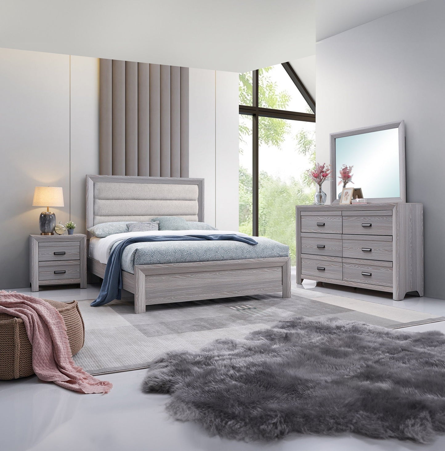 Adelaide - Upholstered Bed Crown Mark