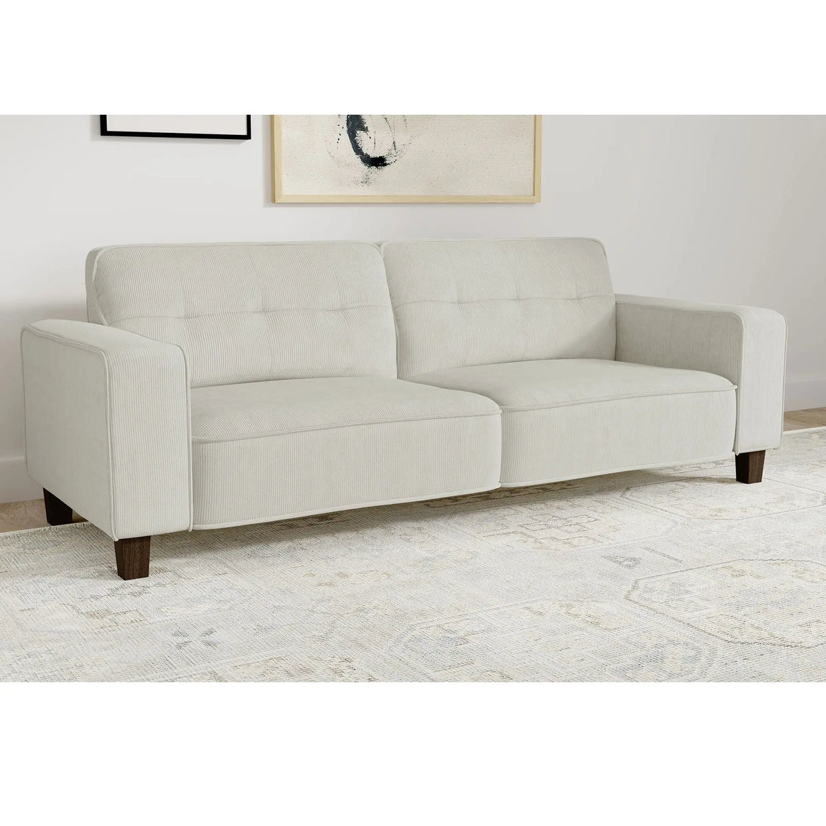 Evoke - Upholstered Tufted Sofa - Greige Furniture Max