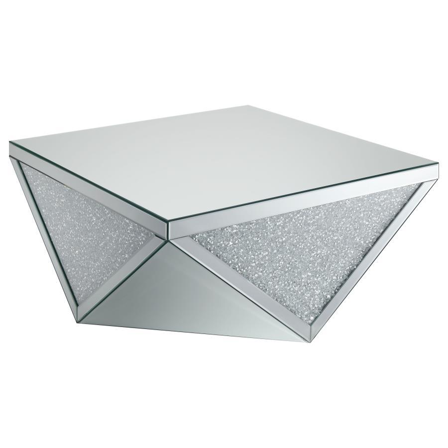 Amore - Mirrored Coffee Table Set Coaster Fine Furniture