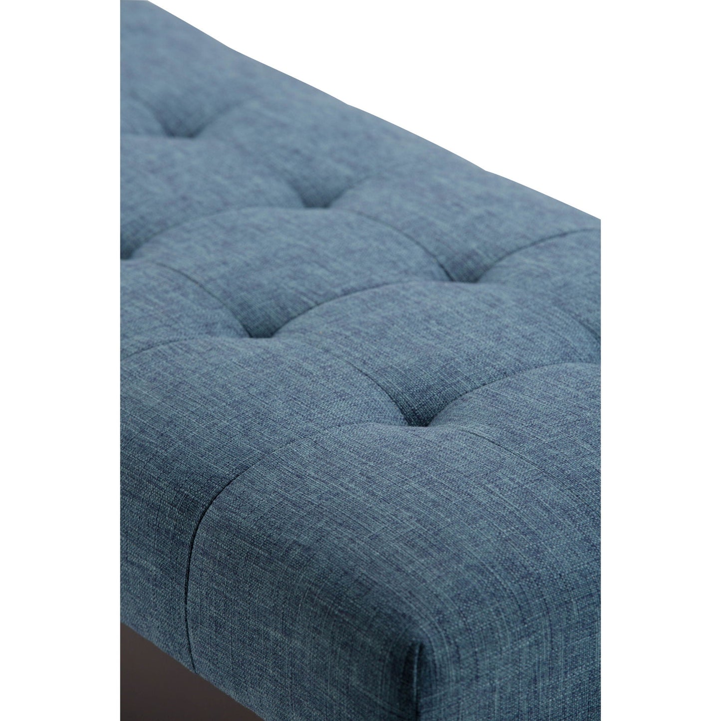 Draper - Upholstered Mid Century Tufted Ottoman Bench Simpli-Home