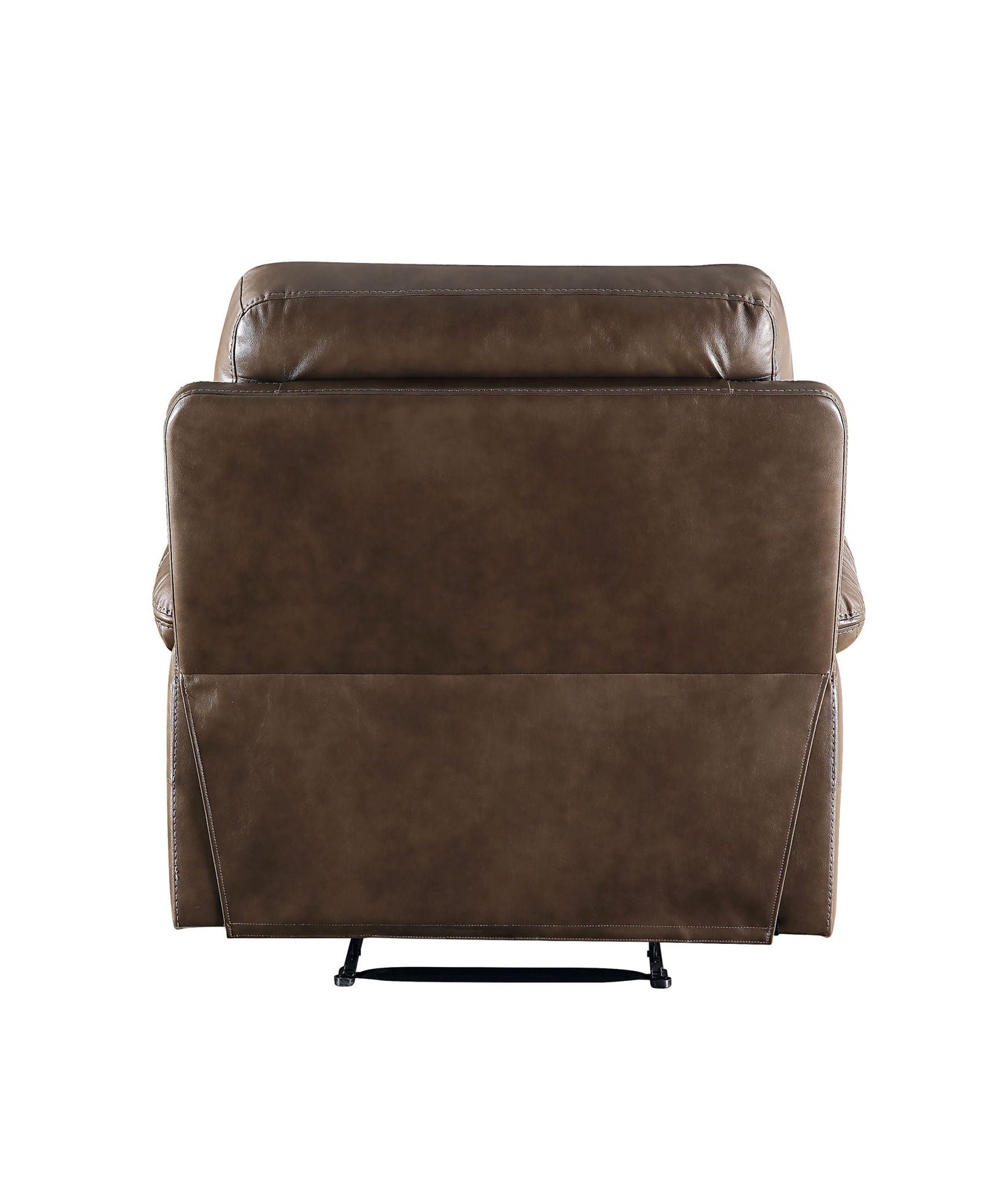 Aashi - Leather Gel Match Recliner Chair - Brown Acme