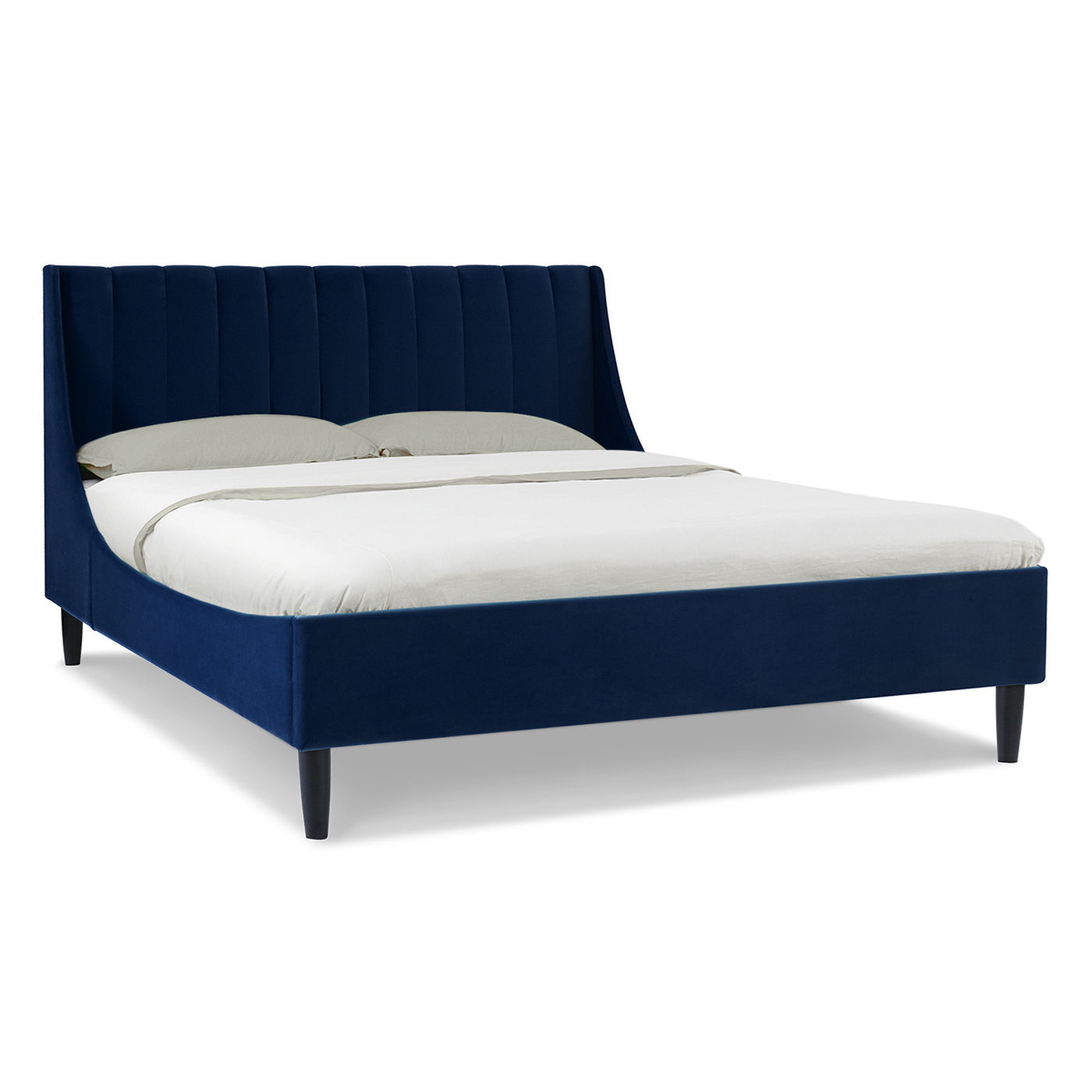 Aspen - Vertical Tufted Modern Headboard Platform Bed Set Jennifer Taylor Home