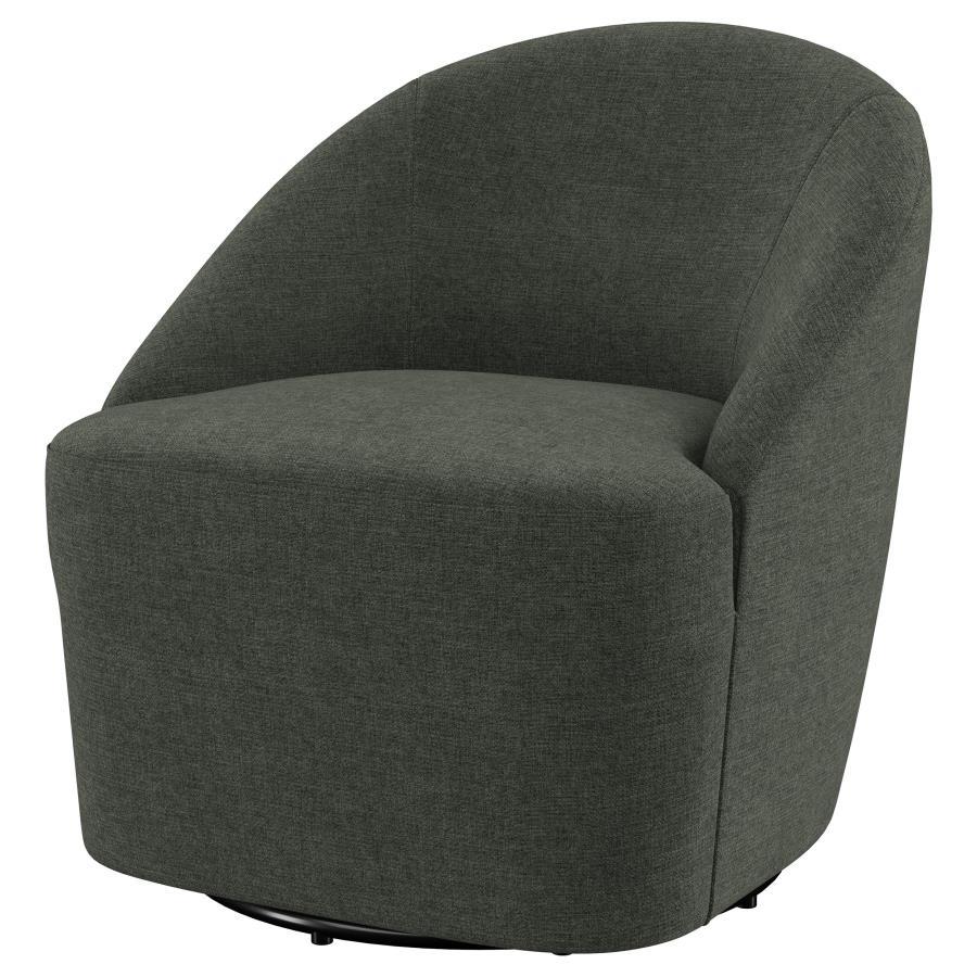 Leon - Upholstered Barrel Accent Swivel Chair Coaster Fine Furniture