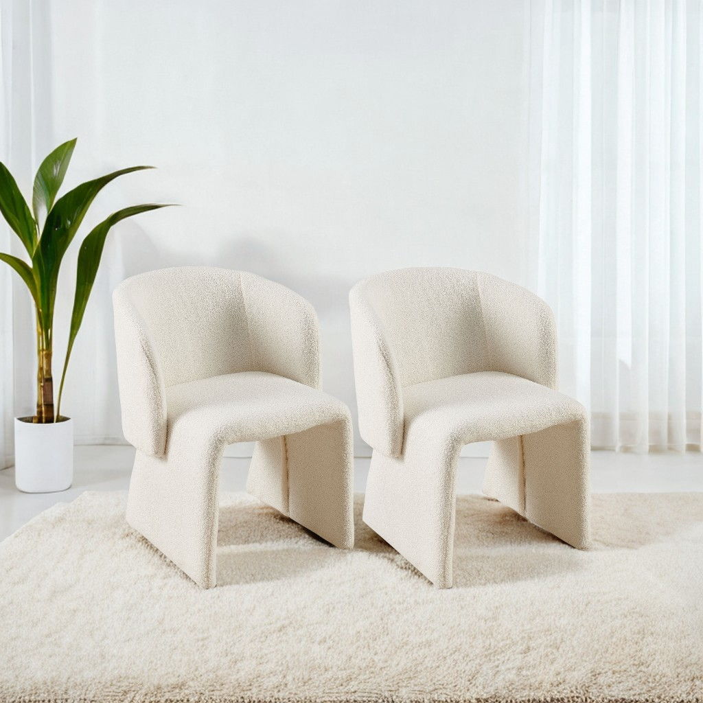 Modern Accent Chair Brown Single Sofa Chair, Upholstered Side Chair Teddy Comfy Chair For Dining Room / Bedroom / Living Room / Reception Home Essentials
