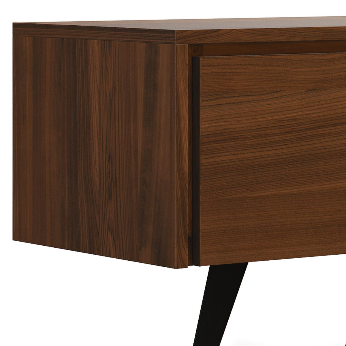 Lowry - Handcrafted TV Media Stand - Walnut Simpli-Home