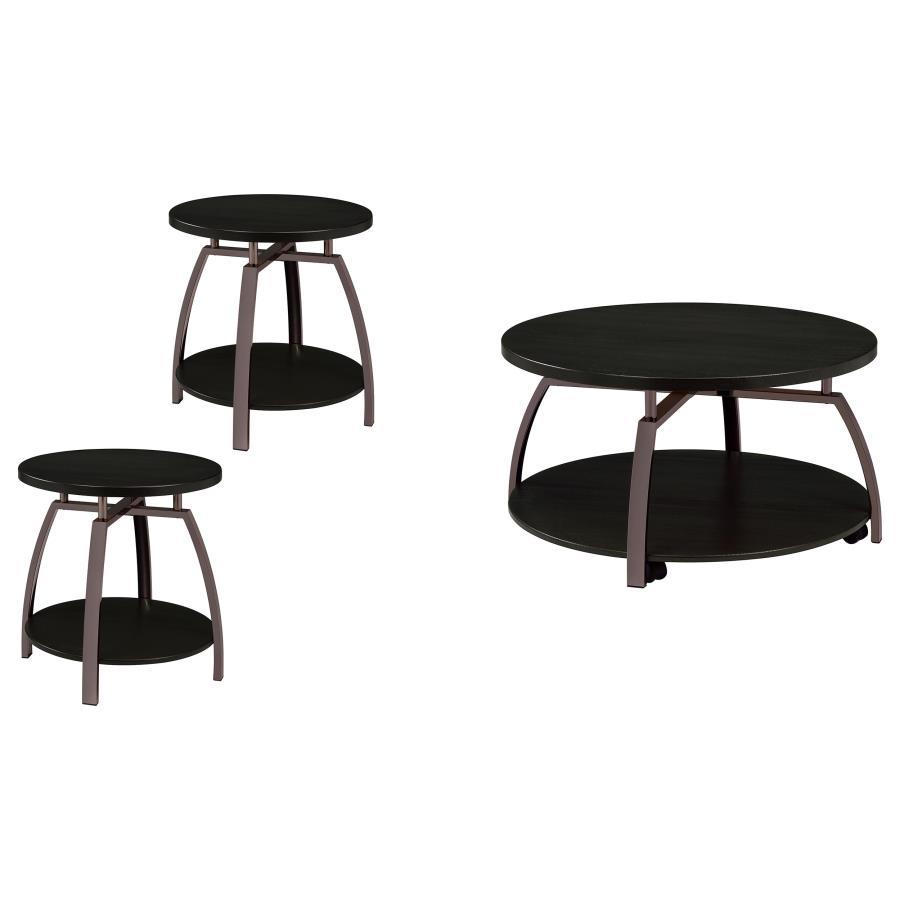 Dacre - Round Coffee And End Table Set Coaster Fine Furniture