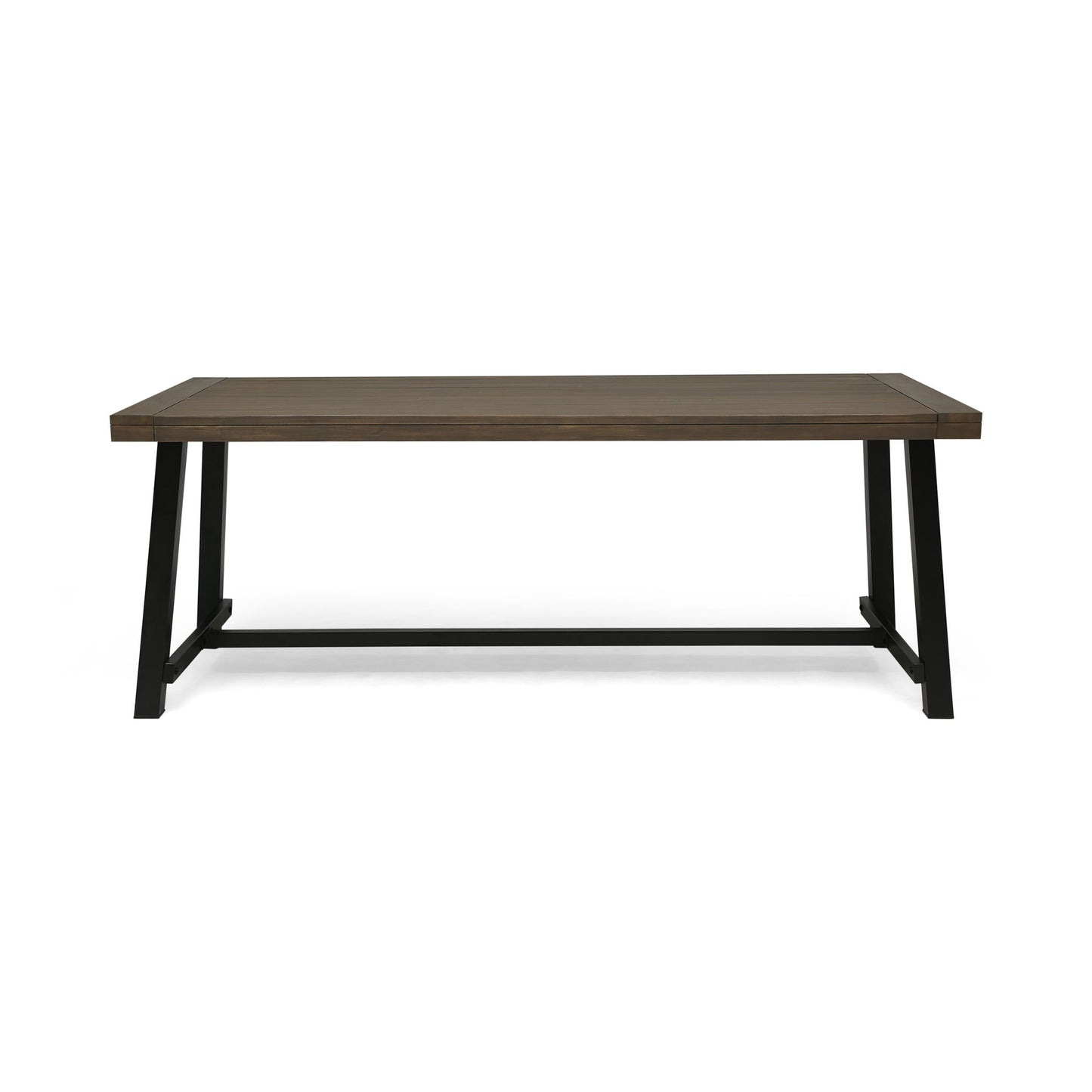 Outdoor Dining Table - Gray / Rustic Metal Noble House