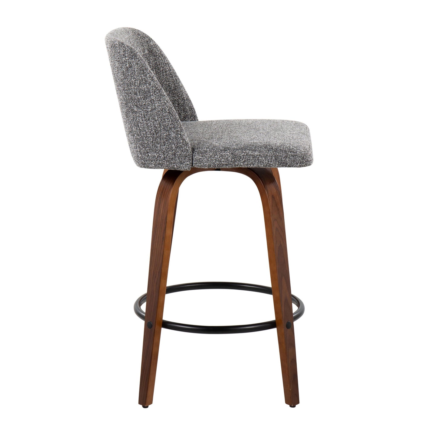 Toriano - Mid Century Modern, Counter Stool (Set of 2) Lumi Source