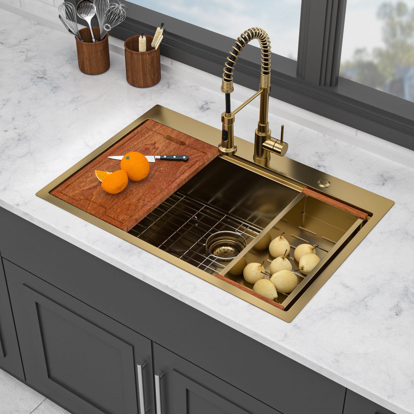 Drop In Kitchen Sink Stainless Steel 16 Gauge Daily Nest