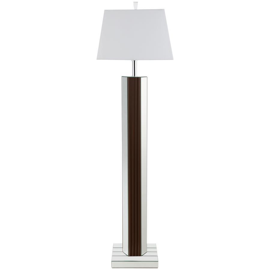Elena - Square Tapered Mirrored Lamp Coaster Fine Furniture