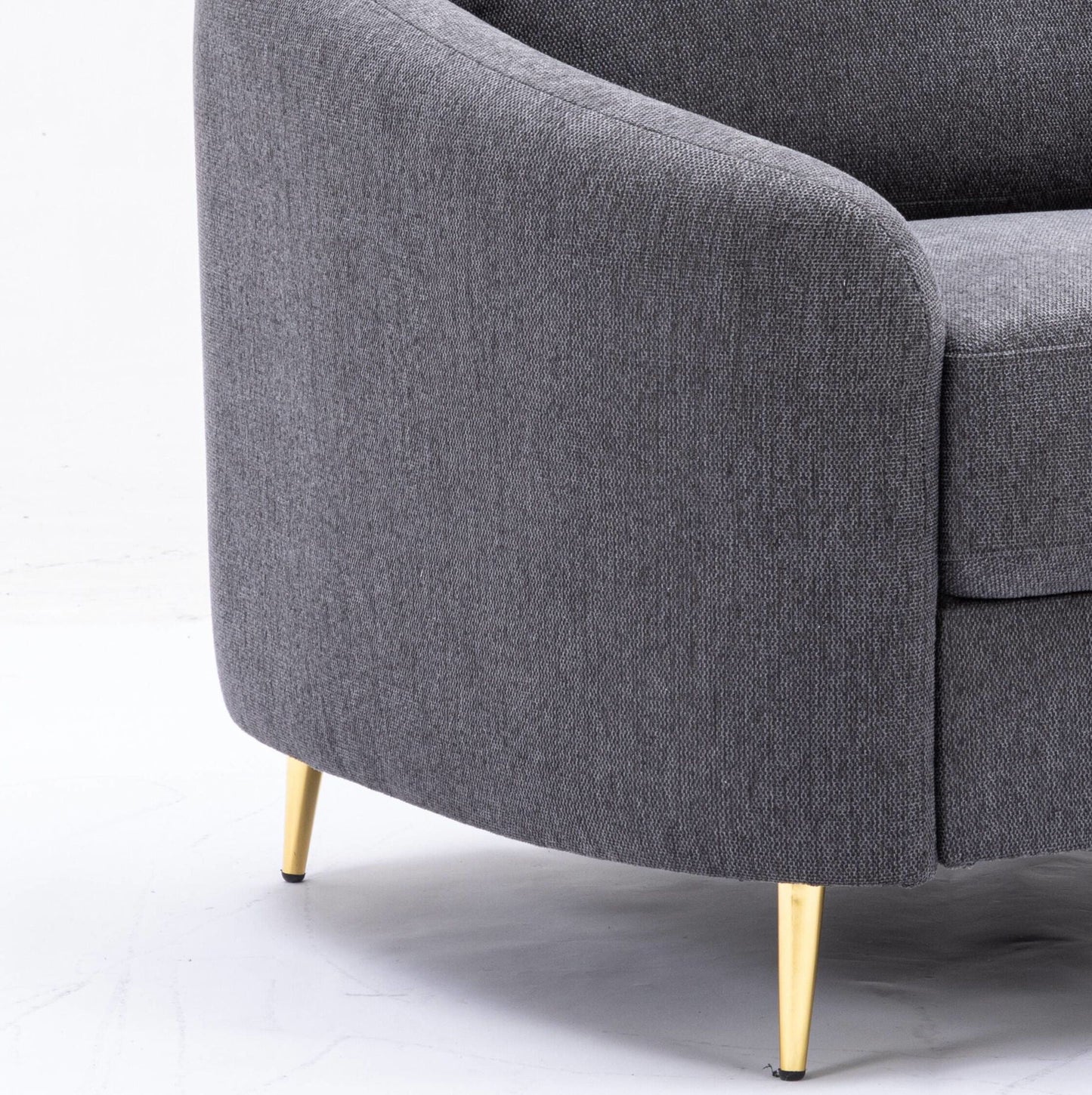 Yuina - Linen Chair - Gray Acme