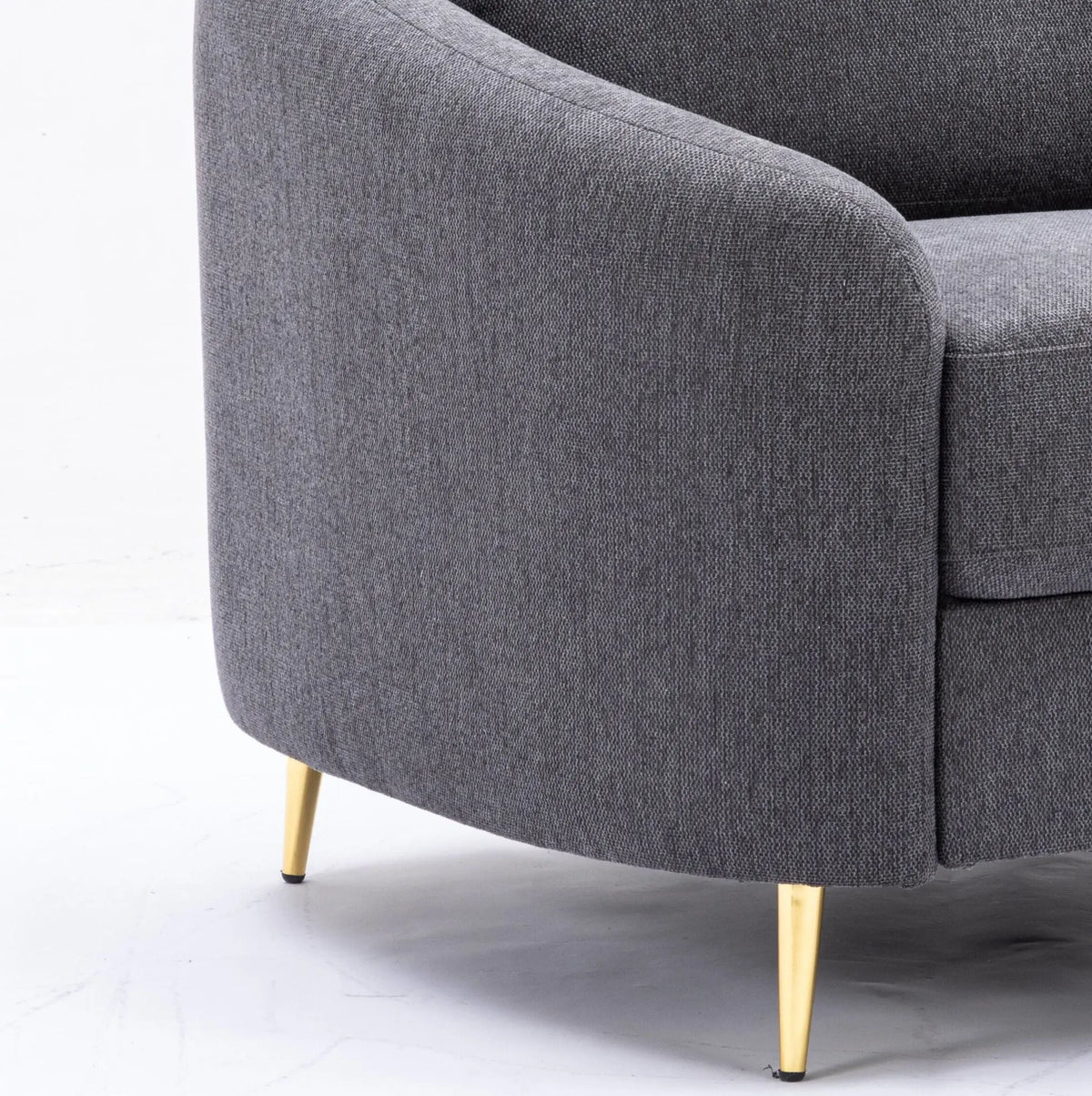 Yuina - Linen Chair - Gray Acme