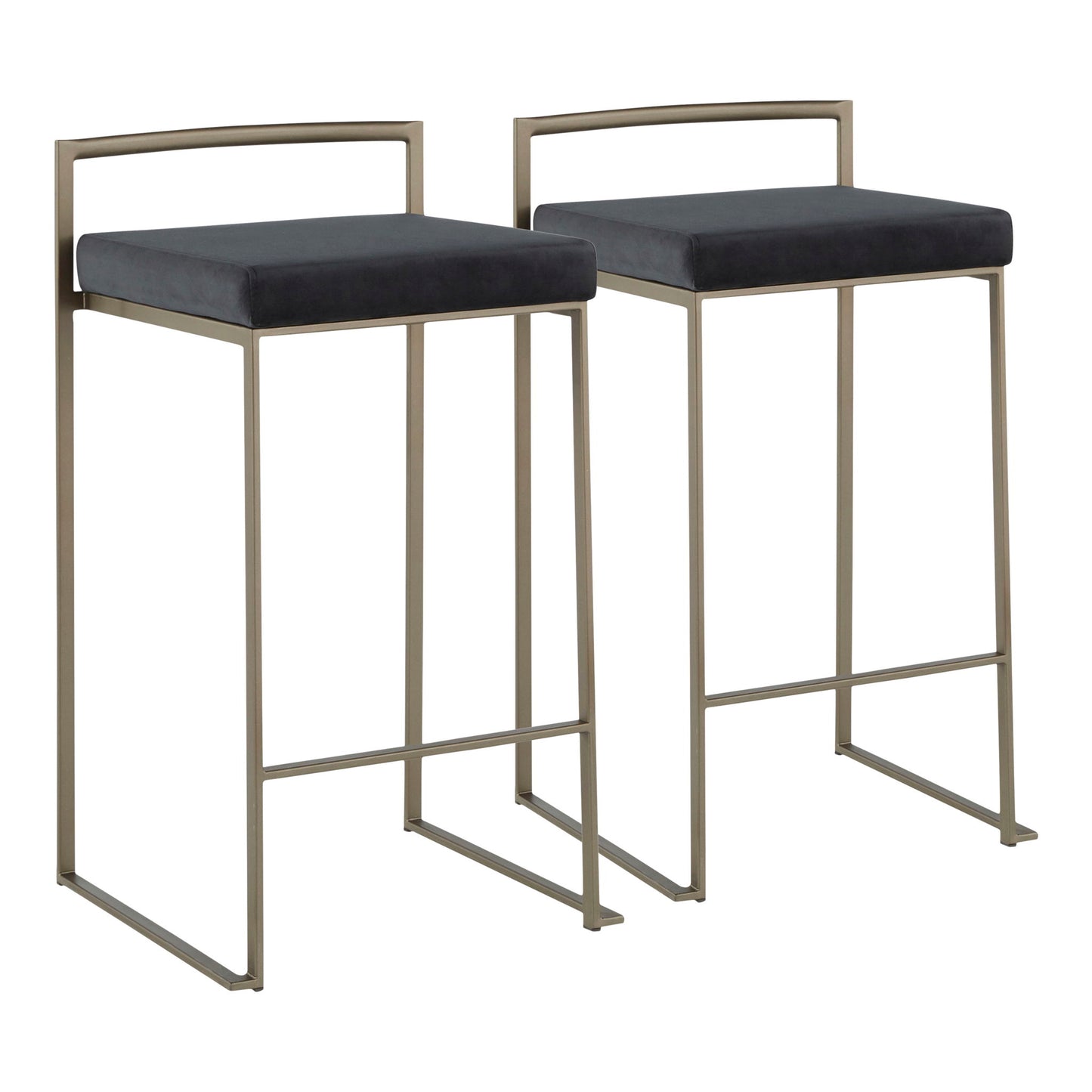 Fuji - Industrial Stackable Counter Stool Elegant Design Lumi Source