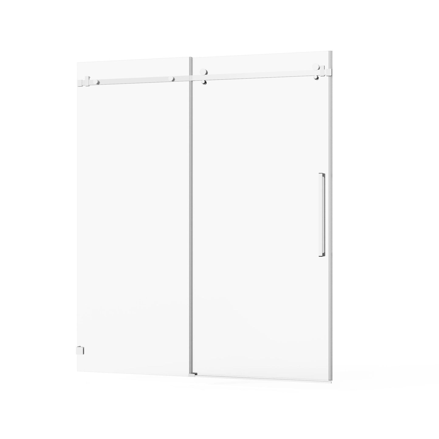 Frameless Tub Sliding Shower Door With Easy Clean Coating Daily Nest