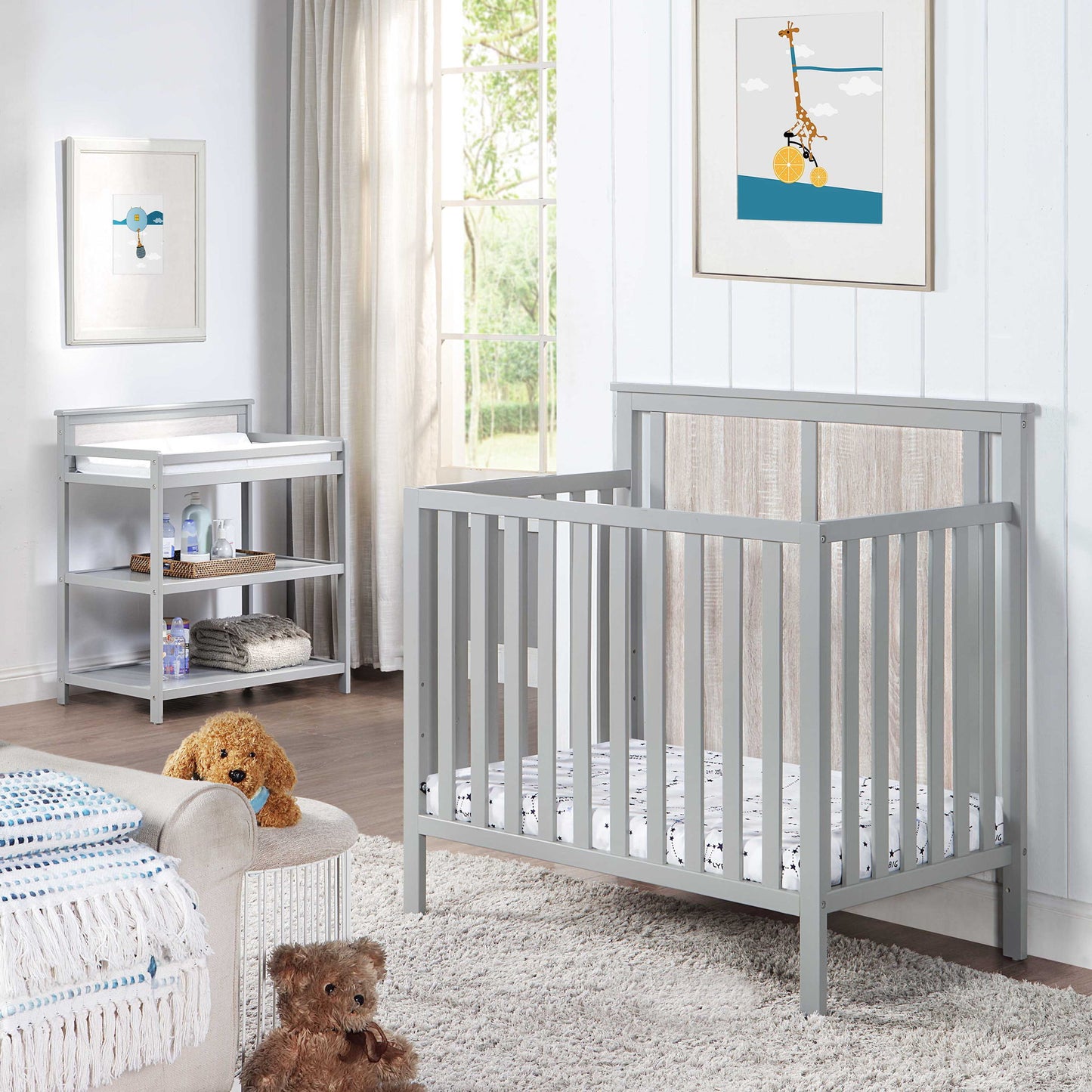 Connelly - Mini Crib With Mattress Pad Suite Bebe