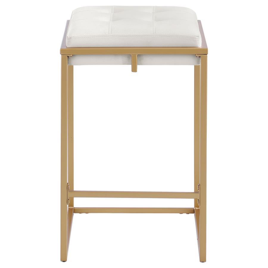 Nadia - Upholstered Backless Stool (Set of 2) CoasterEveryday