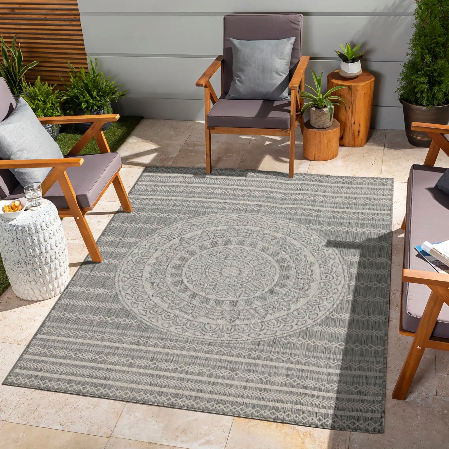 Sunshine - Indoor / Outdoor Area Rug - Polypropylene Icona Home Decor