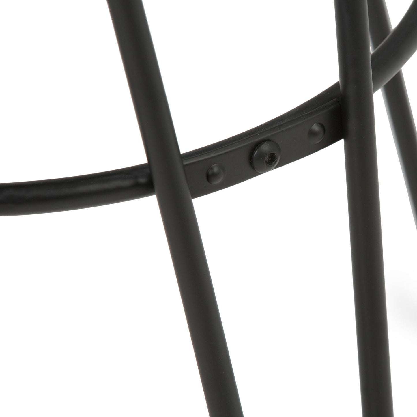 Simeon - Multifunctional Metal Stool With Wood Seat Simpli-Home