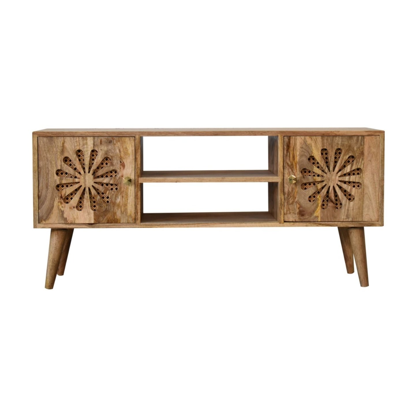 Rosalie - Media Unit - Beige Brown Artisan Furniture