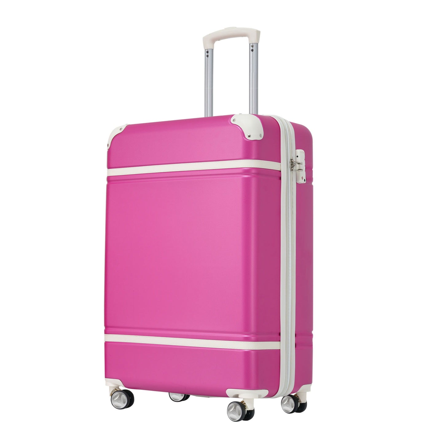 20" Luggage 1 Piece With Tsa Lock, Lightweight Suitcase Spinner Wheels, Carry On Vintage Luggage Daily Nest