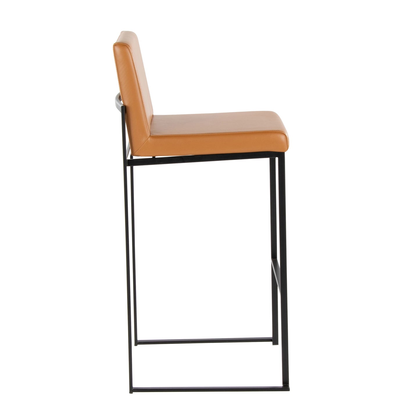 Fuji - Contemporary High Back Barstool Elegant Design Lumi Source