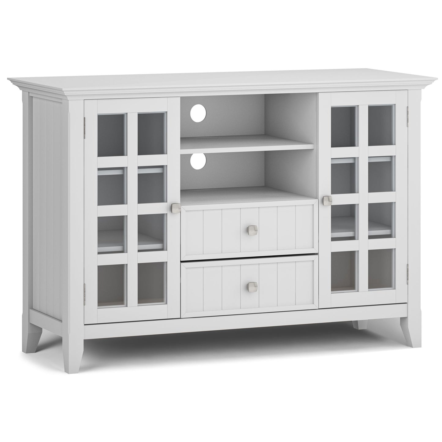Acadian - Handcrafted Tall TV Media Stand Simpli-Home