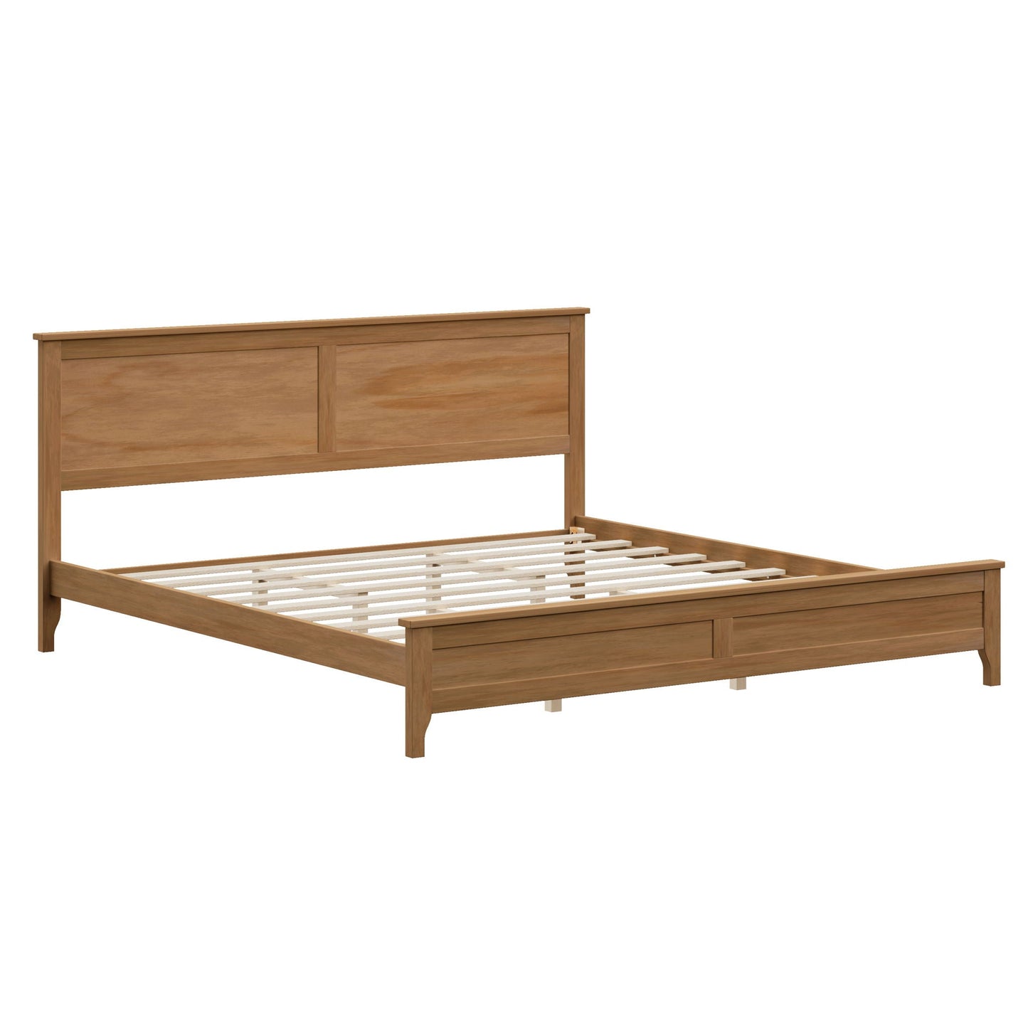 Modern Solid Wood Platform Bed Hearth and Haven