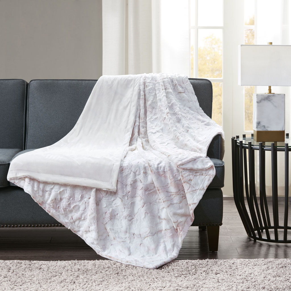 Sachi - Oversized Throw - Blush Madison Park