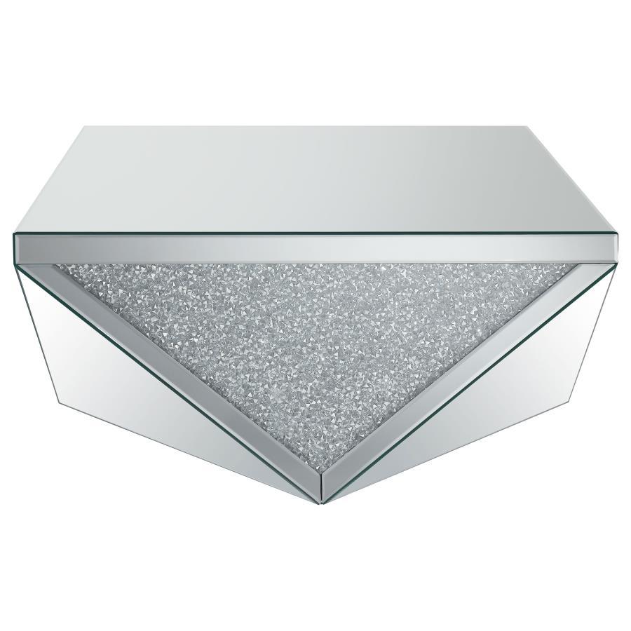 Amore - Mirrored Coffee Table Set Coaster Fine Furniture