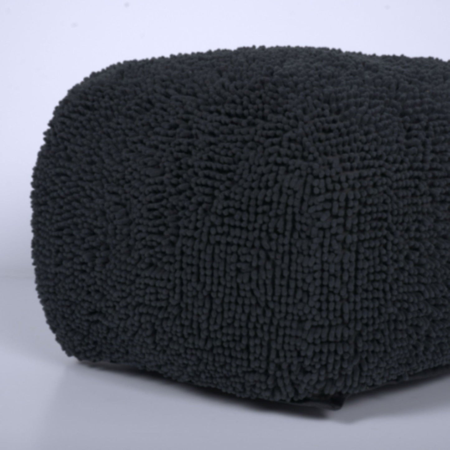 Spongy Microfiber Square Pouf Soft Seating Home Essentials