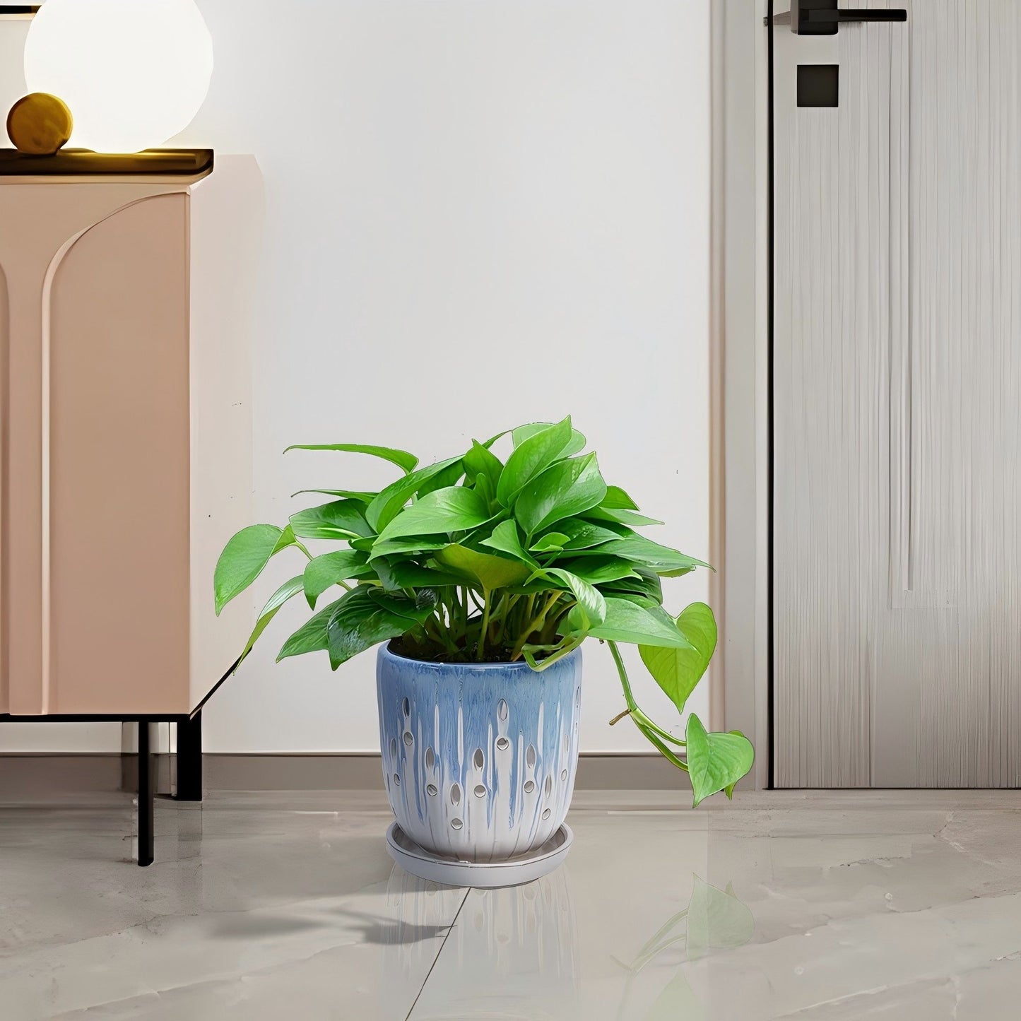 Flowerpot With Drainage Hole (Set of 2) Daily Nest