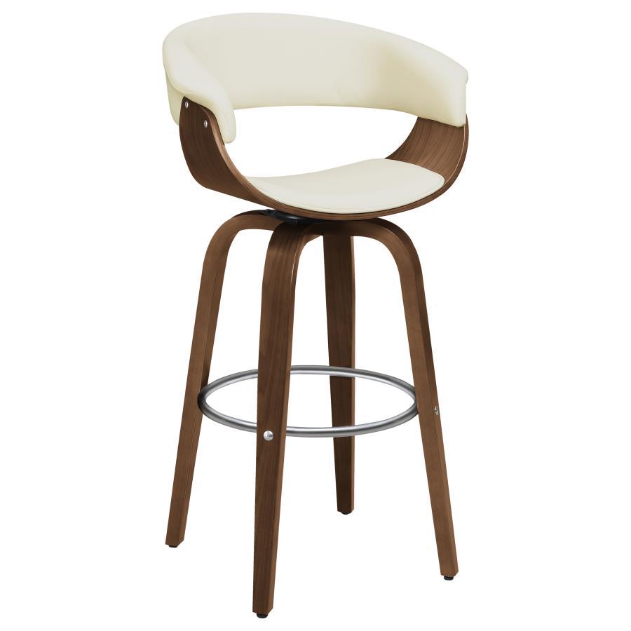 Zion - Upholstered Swivel Bar Stool CoasterEssence