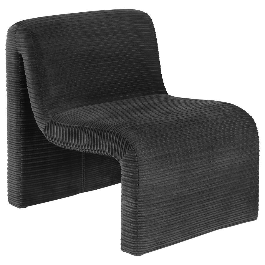 Drayton - Upholstered Curved Armless Accent Chair Coaster Fine Furniture
