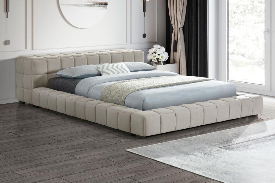 Trinity - Upholstered Platform Bed Coaster Fine Furniture