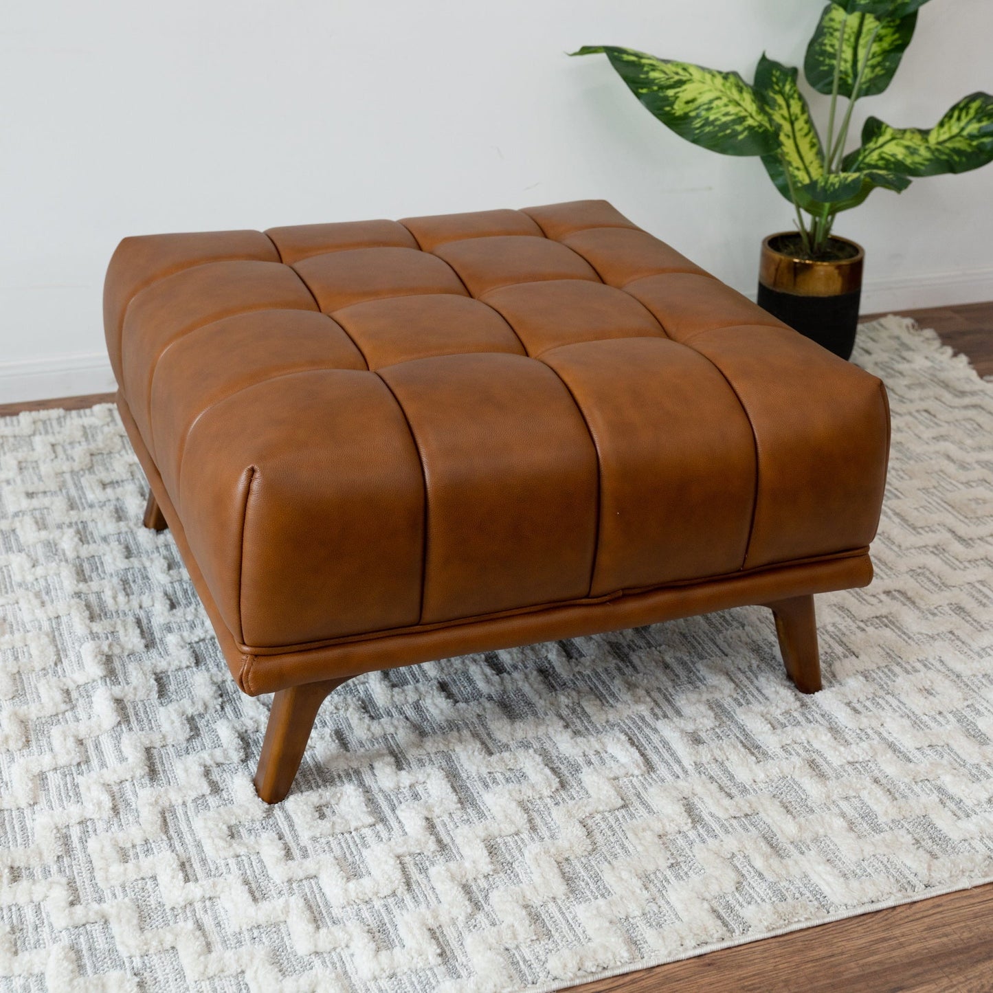 Addison - Square Upholstered Ottoman Ashcroft Furniture