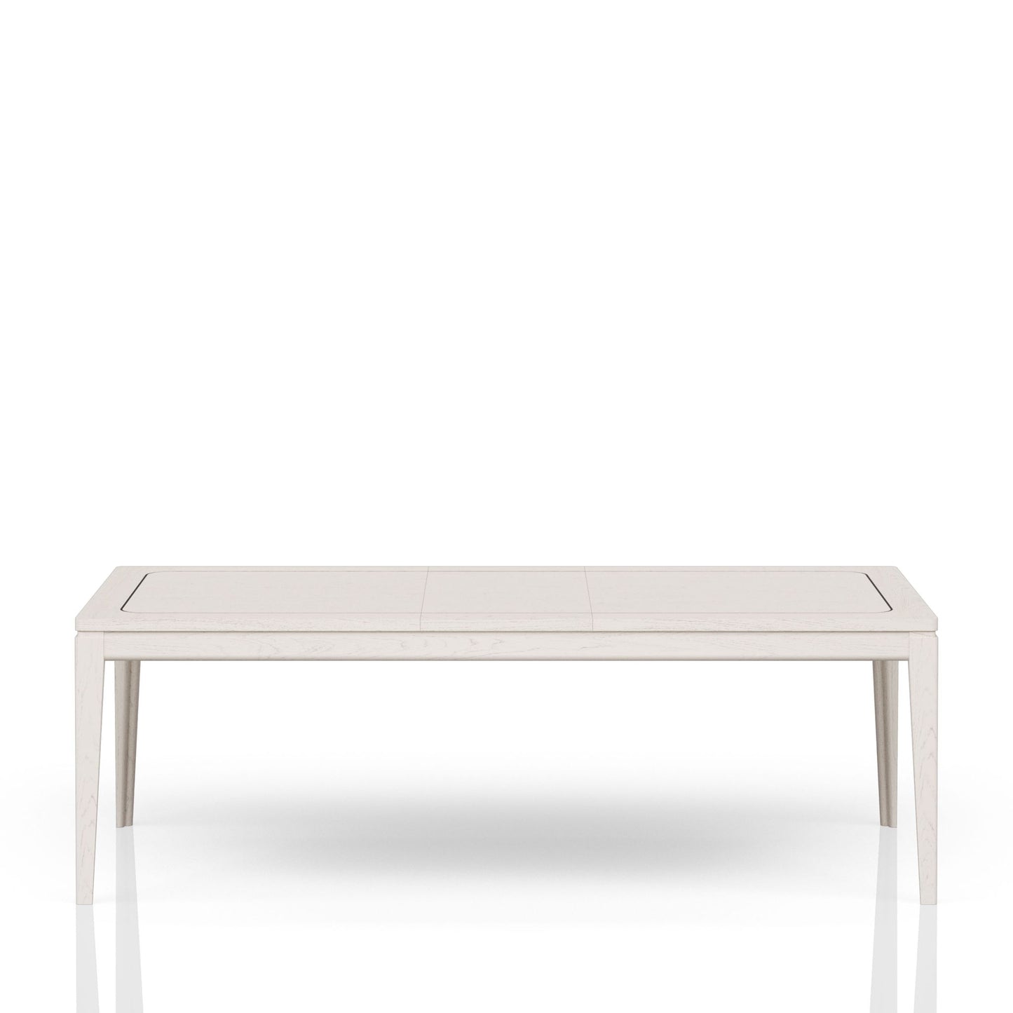 Expandable Dining Table - Vanilla White Bernards Furniture