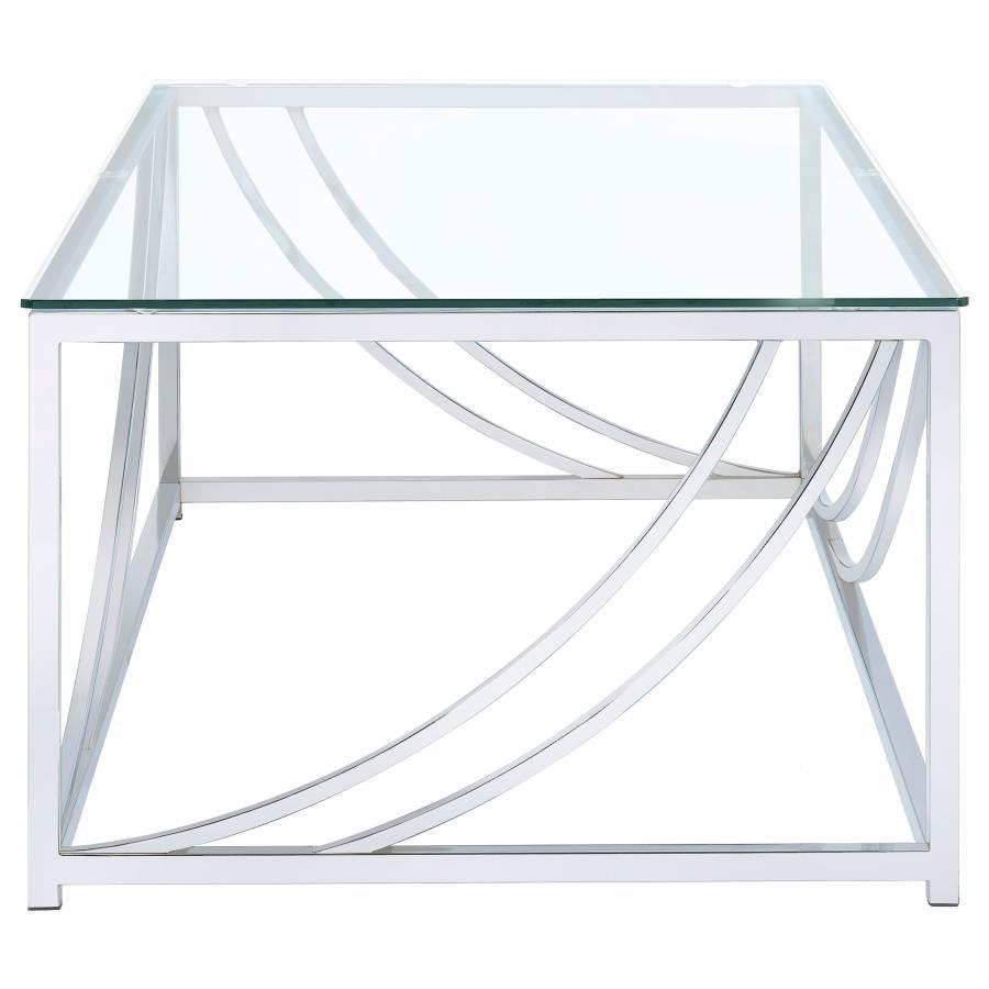 Lille - Glass Top Entryway Sofa Console Table Accents CoasterEssence