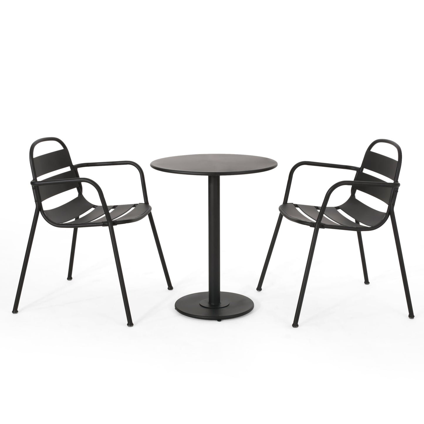 Terra Nova - Bistro Set - Matte Black Noble House