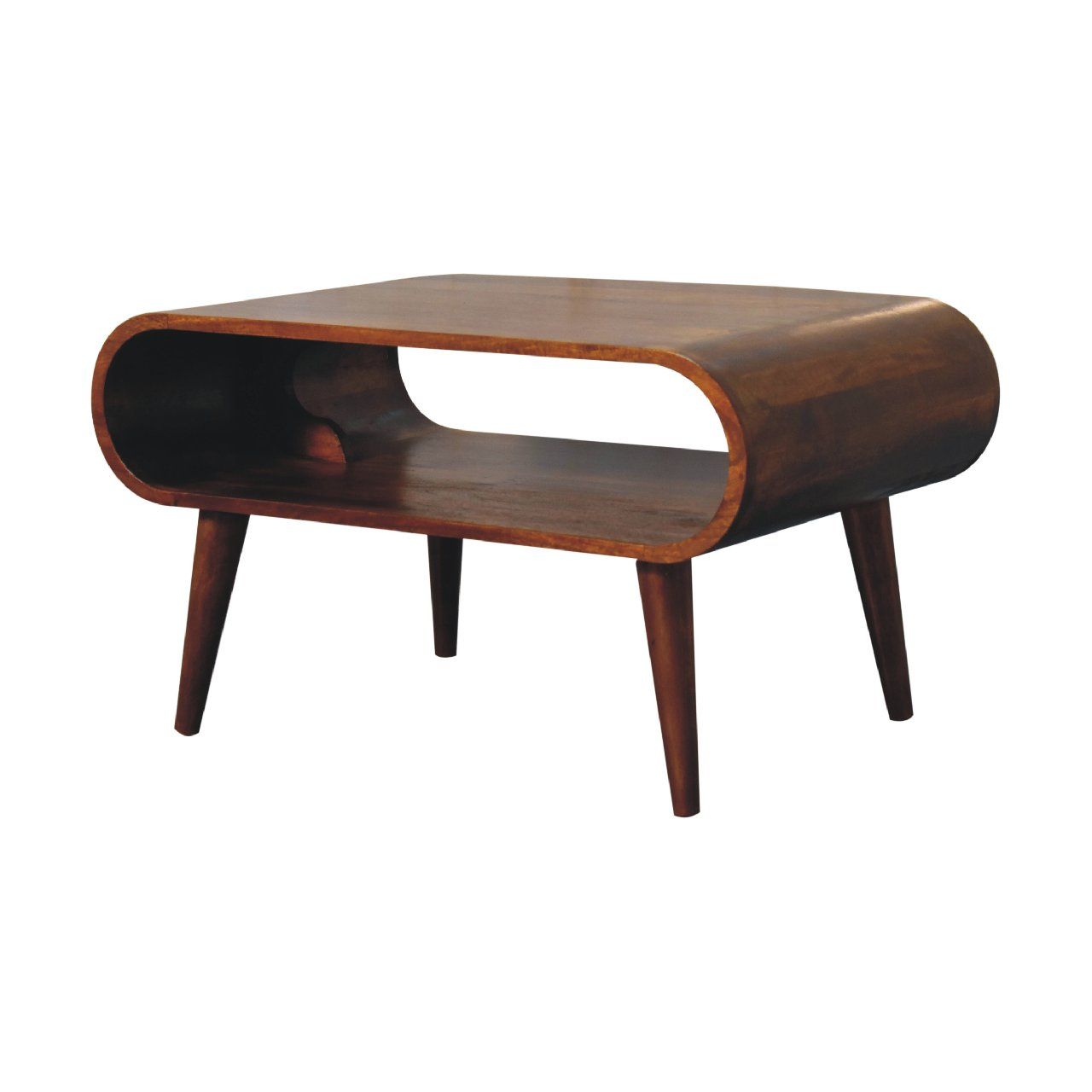 Solid Wood Open Coffee Table Artisan Furniture