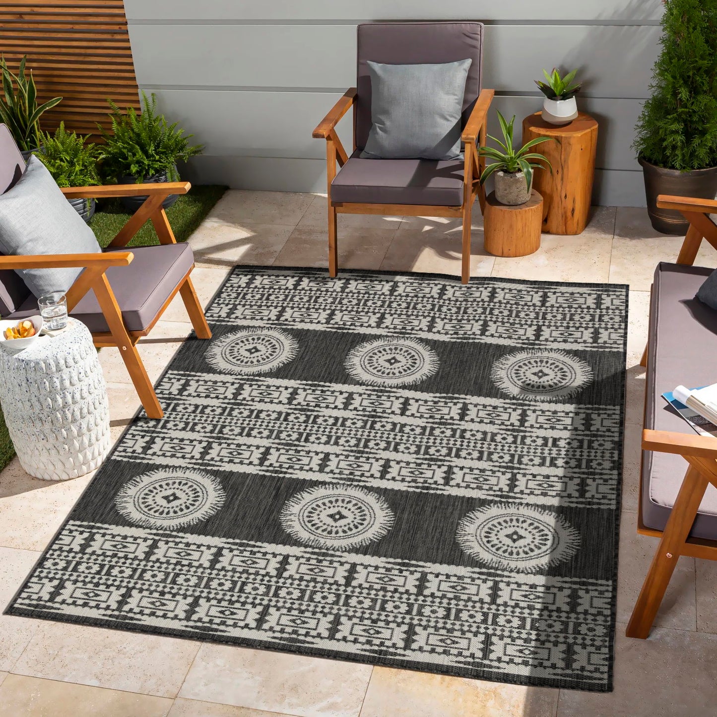 Sunshine - Indoor / Outdoor Area Polypropylene Rug Icona Home Decor