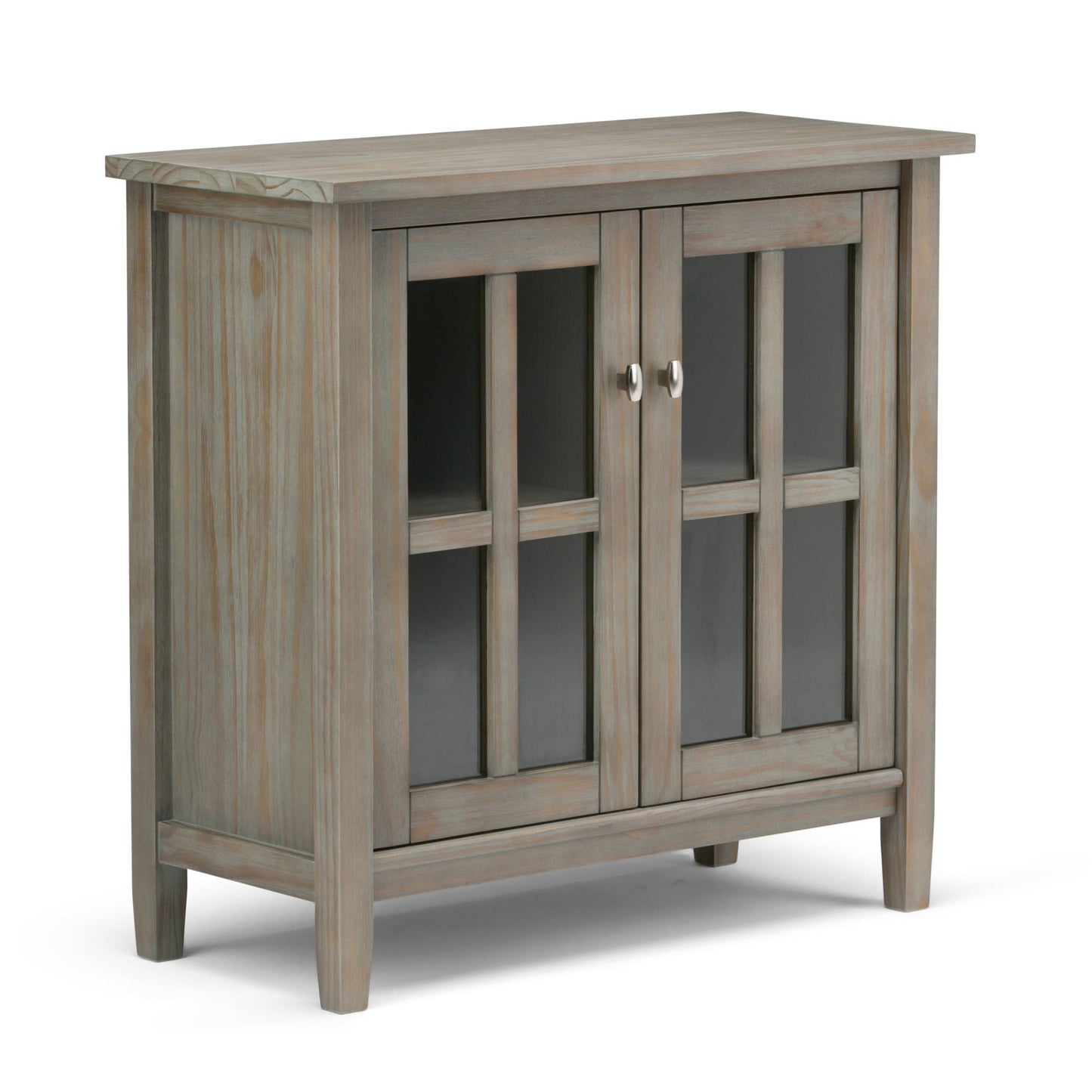 Warm Shaker - Handcrafted Low Storage Cabinet Simpli-Home