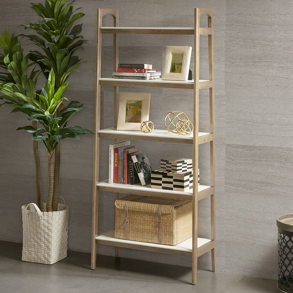 Parker - Shelf / Bookcase - Off-White / Natural Madison Park