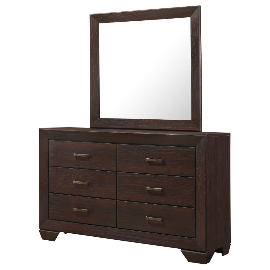 Kauffman - 6-Drawer Dresser with Mirror CoasterEveryday